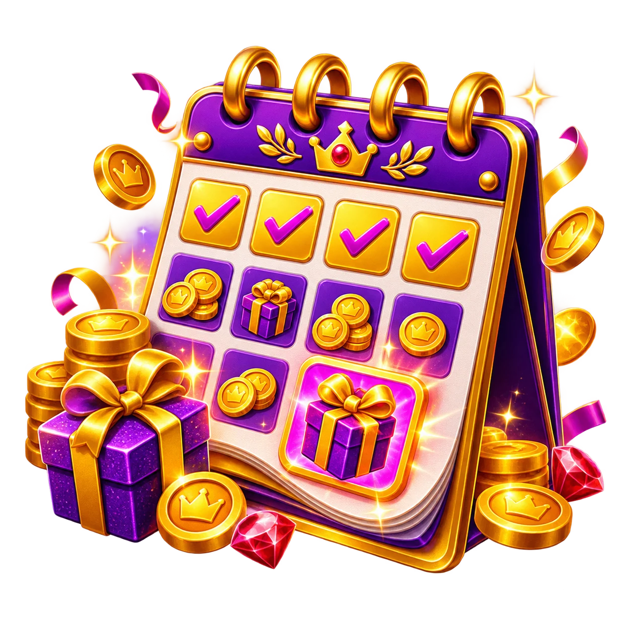 Onboarding artwork: daily bonus