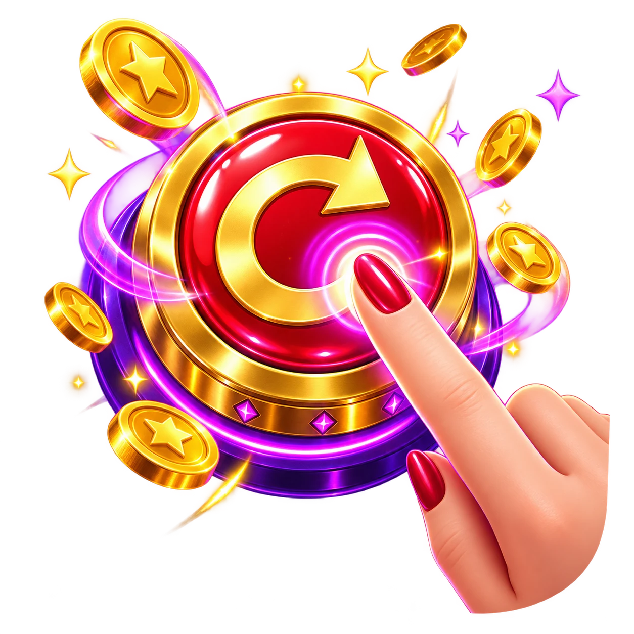 Onboarding artwork: tap spin